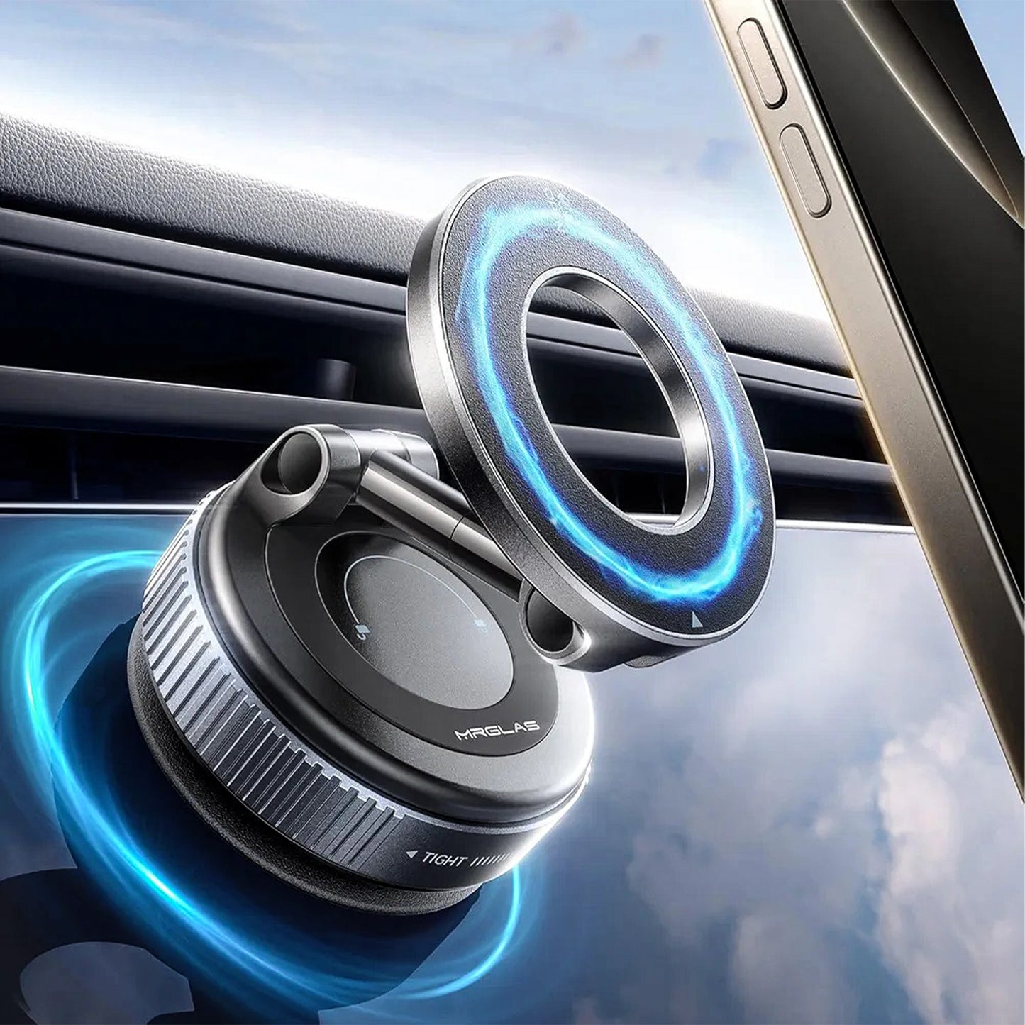 Vacuum Magnetic Phone Holder